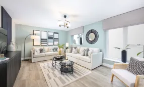Hollymead Square - Plot 19 - Living room 